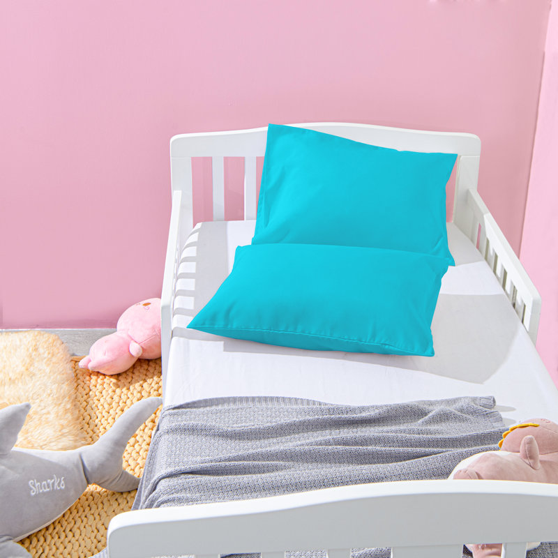 Taies d'oreiller pour tout-petits à fermeture à glissière, taies d'oreiller de voyage 100% microfibre brossée, 13 x 18 pouces - NTBAY