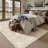 Bremerton Vintage Washable Beige Area Rug With Non-Slip Backing-849096774-854587704