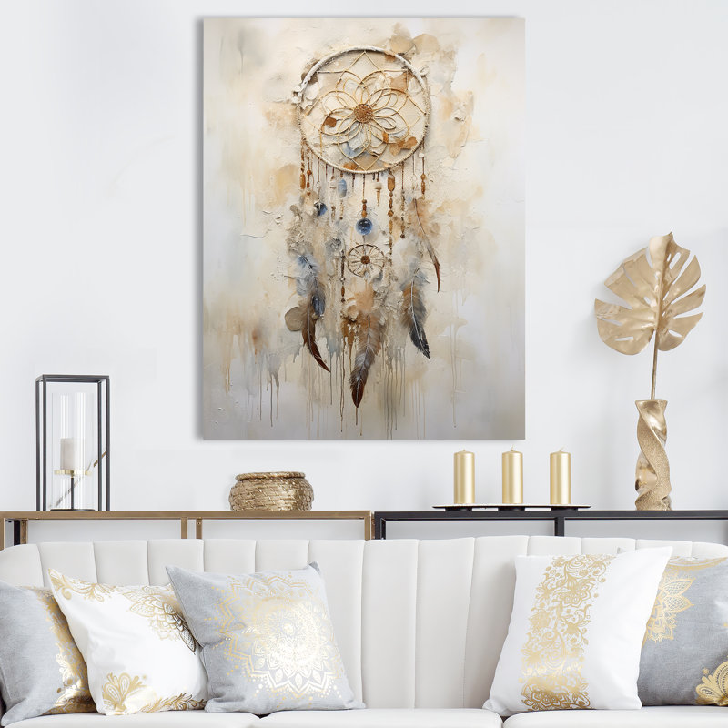 "Dreamcatcher", art sur toile, Toile tendue, H 40 po x l 30 po x P 1,5 po