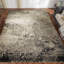 Tebikerei Abstract Area Rug in Ivory/Black-253782359