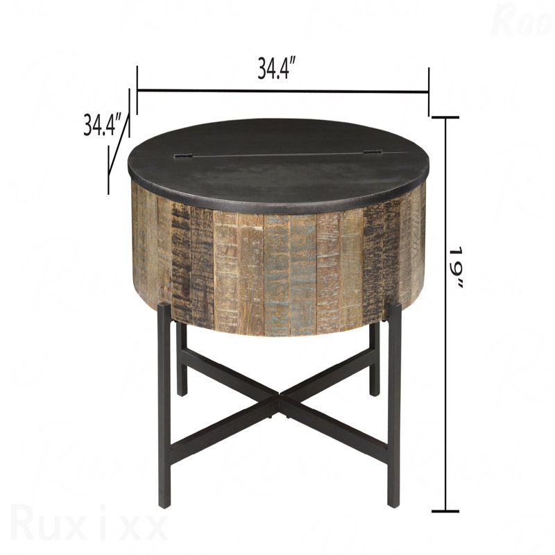 Table basse rustique rétro