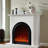 51.18"Modern Minimalist Solid Wood Heating Electric Fireplace