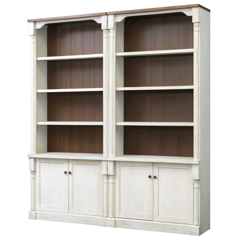 Cassondra Storage Bookcase, 94cm. H x 84cm. W x 16cm. D