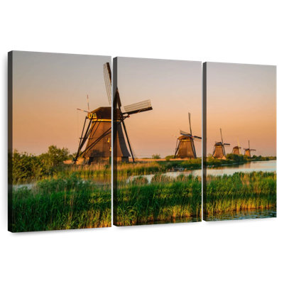 Alvord Windmills At Kinderdijk