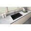 Ruvati 32 x 19 inch Granite Composite Quartz Undermount Single Bowl Kitchen Sink - Espresso Brown --94342292
