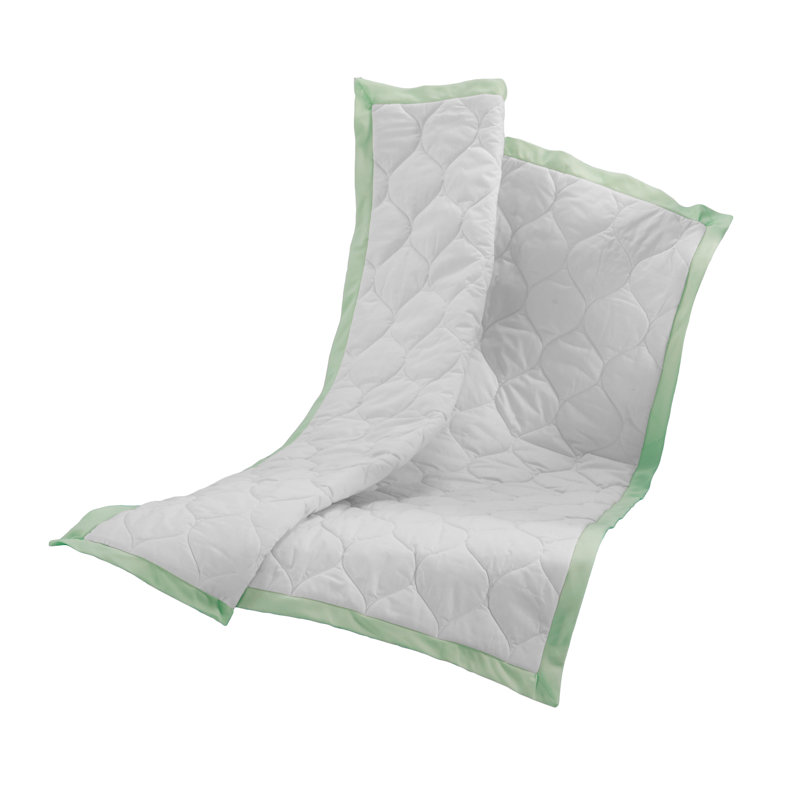 Jupe de lit de bébé comforter, Menthe