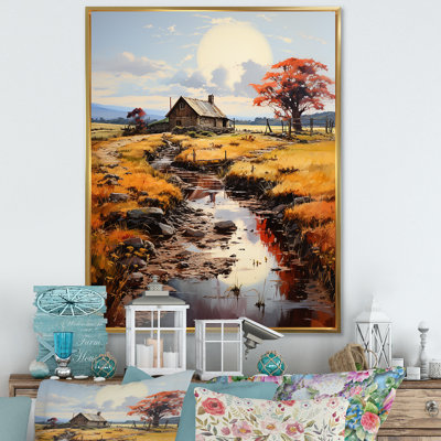 «Countryside Farm Fusion Unveilé I» sur toile