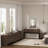 Linda 72" Modern Double Dresser with 6 Drawers in Walnut Brown-116194310
