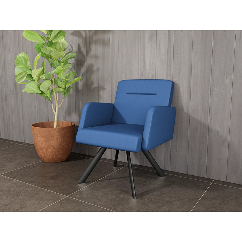 Fauteuil de réception Willow, Noir, Patriot Plus Blue Ridge
