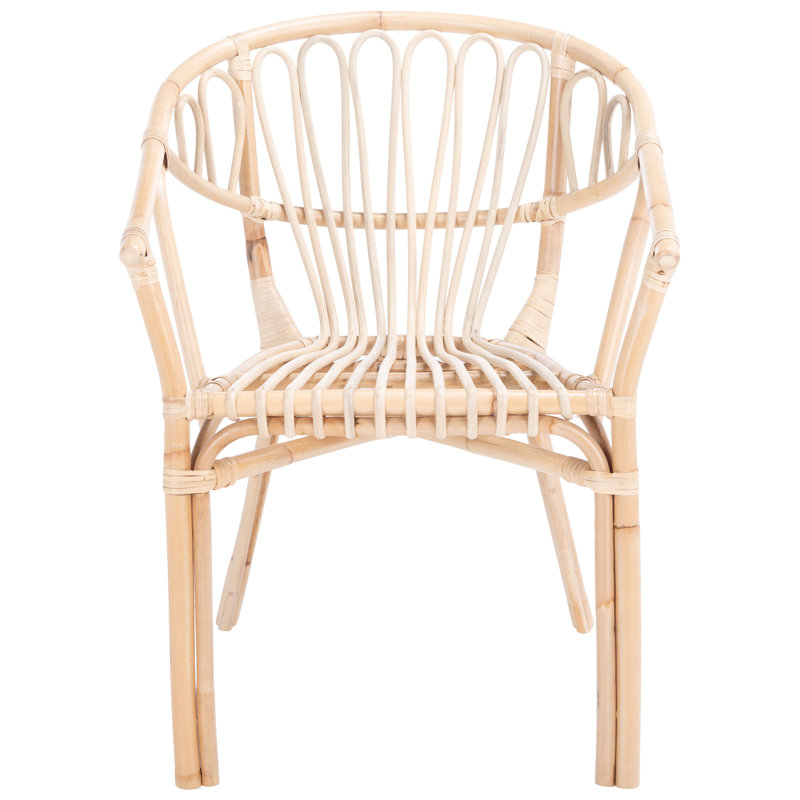 Fauteuil noir Ozias Windsor, Naturel