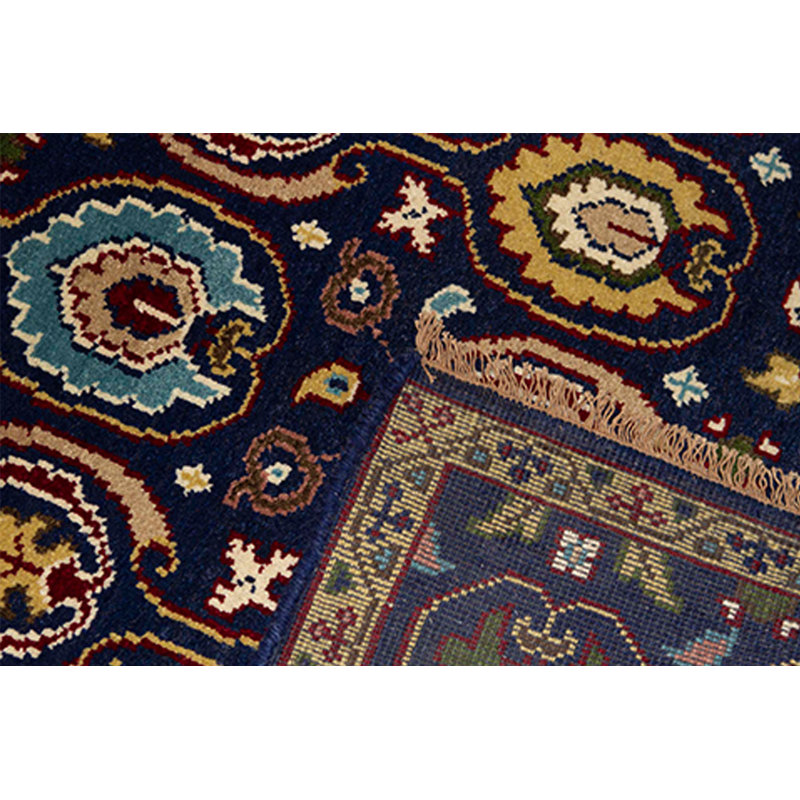 Tapis brun de haute qualité noué à la main