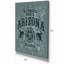 Arizona Wild Horse Rodeo - reproduction d'art textuel sur bois-29507126-35114671