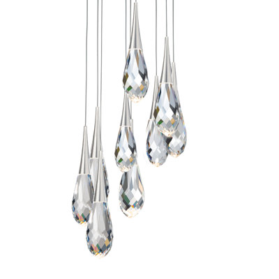 Hibiscus 9 - Light LED Pendant