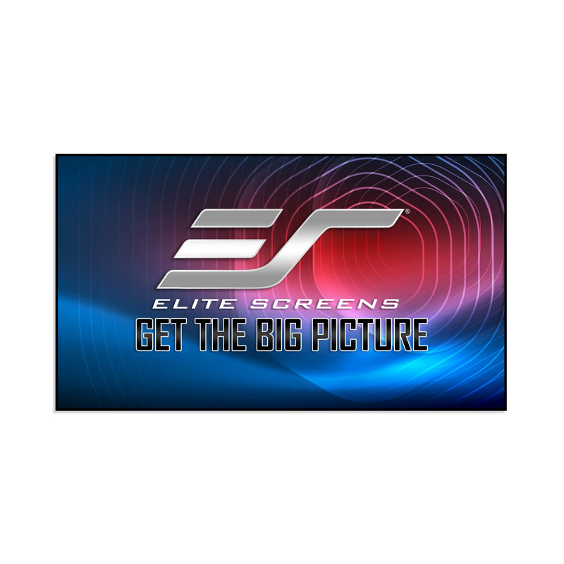 Aeon CineWhite® 8K EDGE FREE Fixed Frame, 54.9" H x 128" W