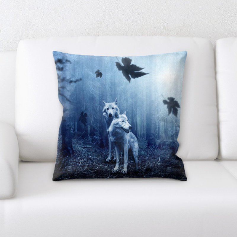 Coussin loup