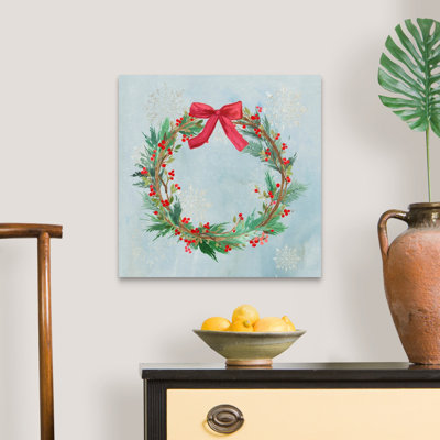 Christmas Wreath - Painting on Canvas