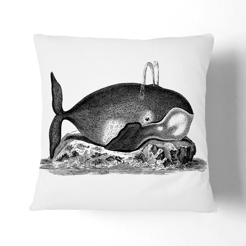 Square Throw Cushion, 40cm H x 40cm W x 15cm D