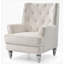 Charmant fauteuil traditionnel à accoudoirs ronds-1848219043