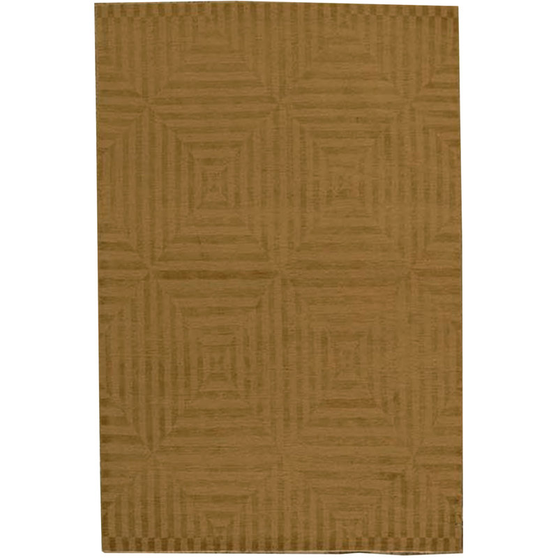 Tapis brun de haute qualité noué à la main