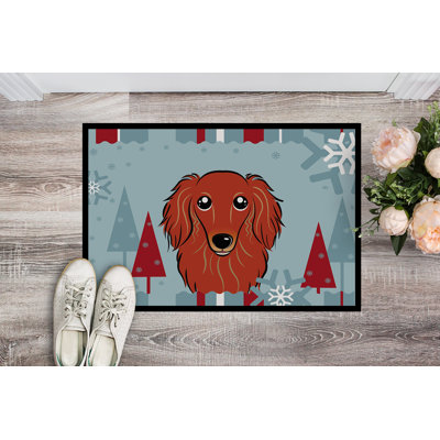 Tapis d'extérieur antidérapant Winter Holiday