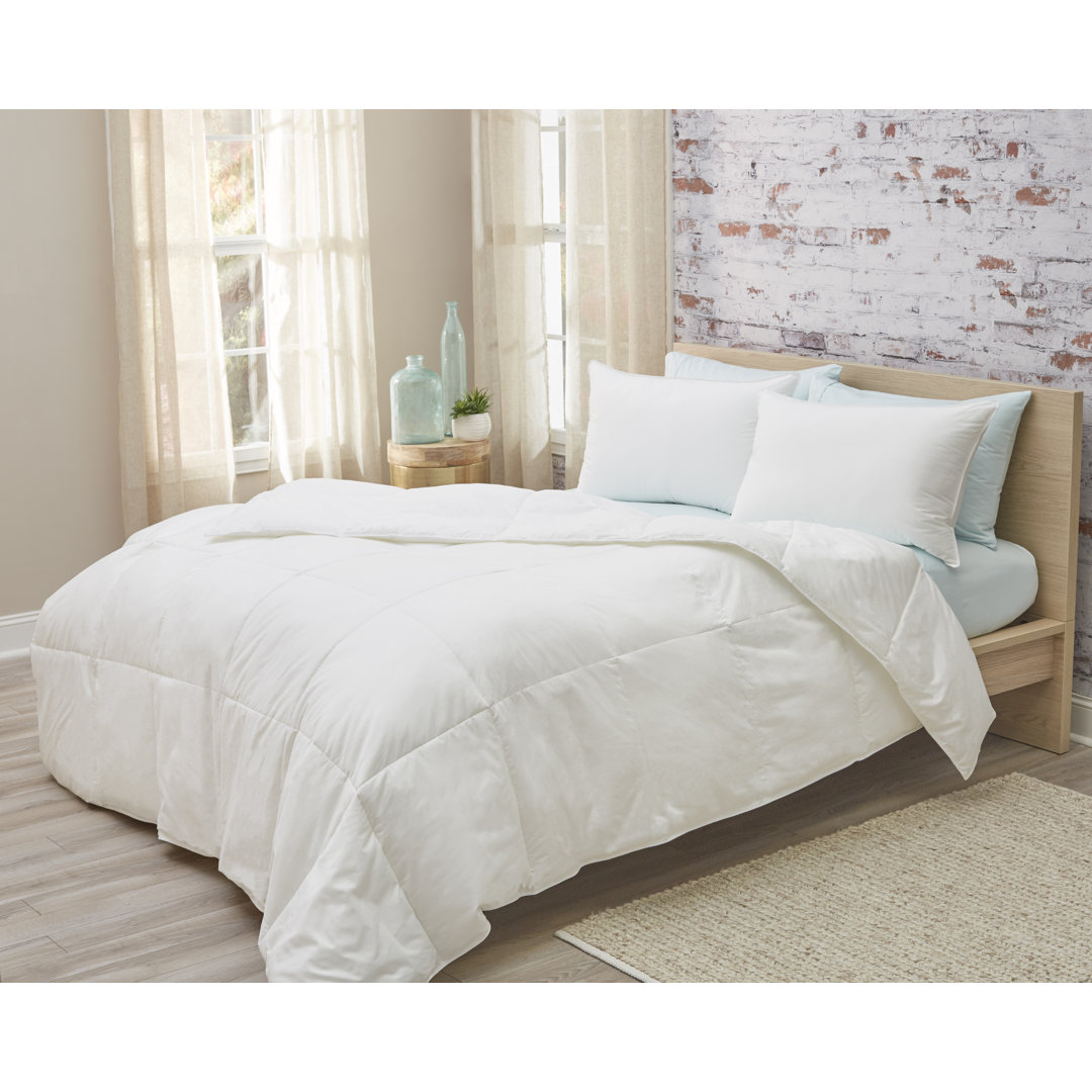 Lightweight Summer Down Alternative Comforter White Noise 