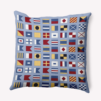 Nantucket Outdoor Reversible Throw Pillow