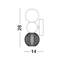 Aluminium LED Armed Sconce