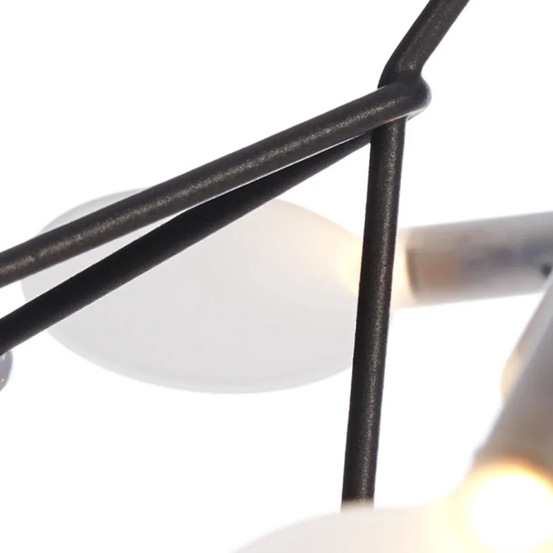 Heracleum III 45 - Light LED Chandelier, Nickel