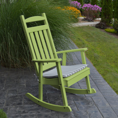 Chaise berçante de porche classique Aaliayh