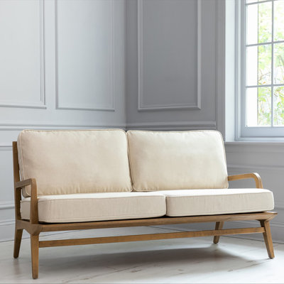 Idris 2 Seater Cotton Blend Loveseat