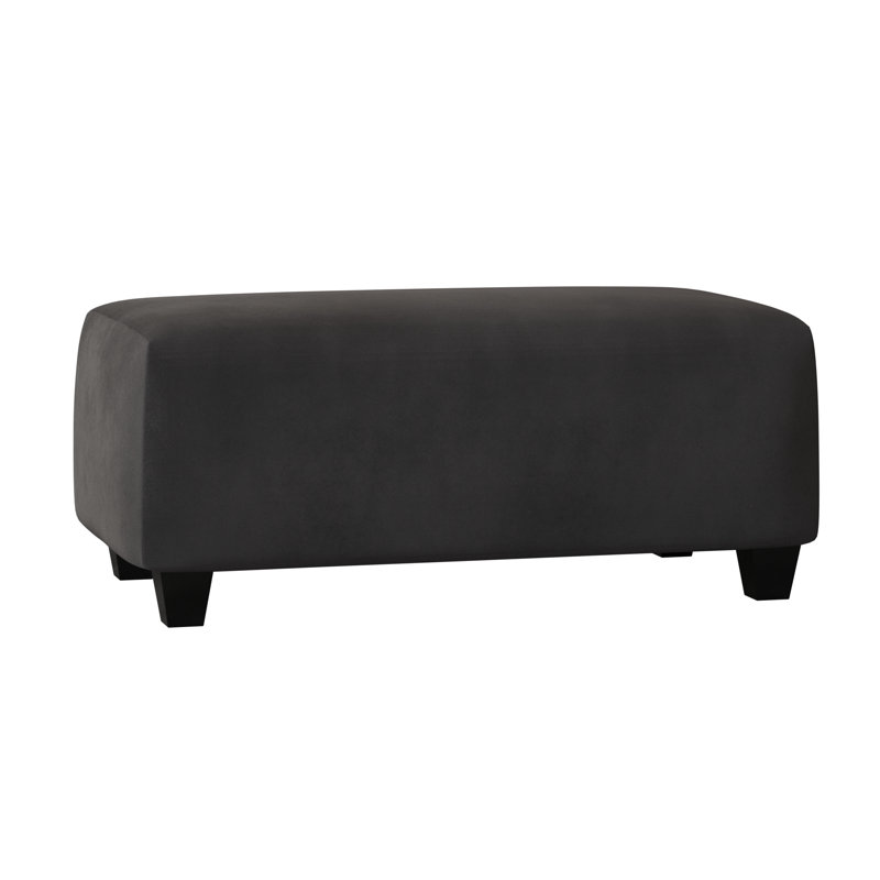 Jireth Upholstered Ottoman, Bulldozer Black