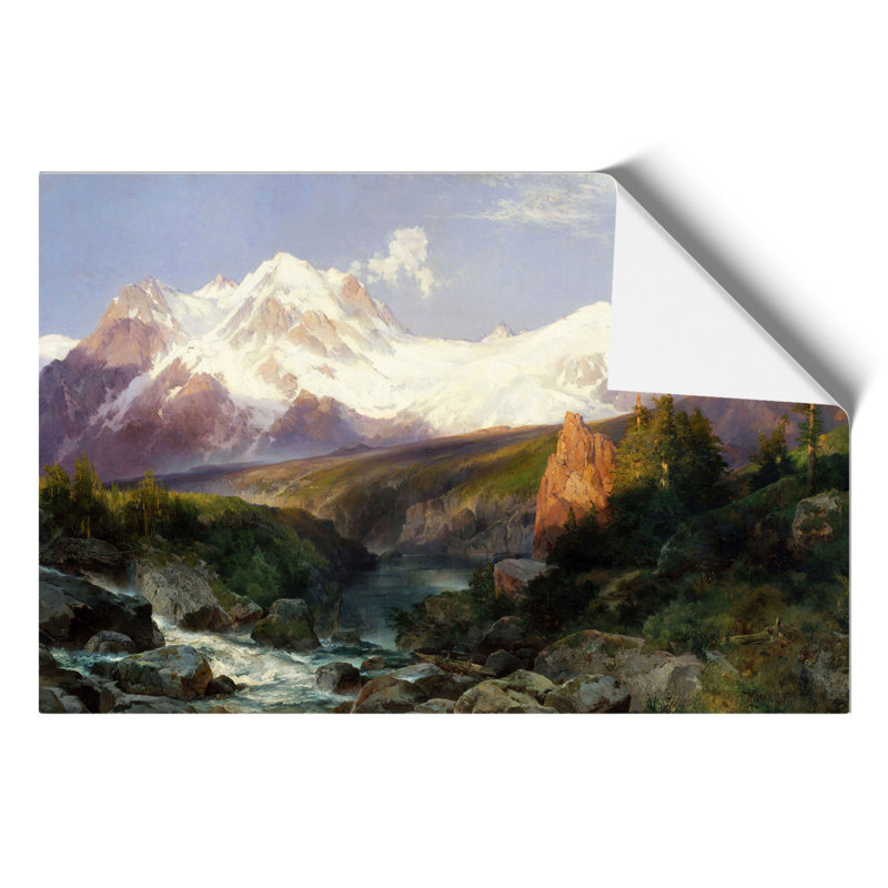 Teton Range by Thomas Moran - Frameless Print, 42cm H x 59cm W x 0.1cm D