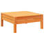  Ensemble de canapé de patio 9 pièces avec coussins bois de pin brun massif