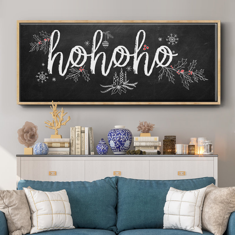 Ho Ho Ho- Framed Canvas