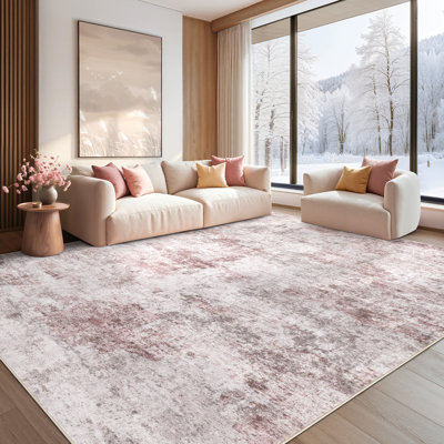Tapis bohème neutre lavable Dagmar