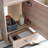 18" Mini Single Bathroom Vanity With Ceramic Top-814182354