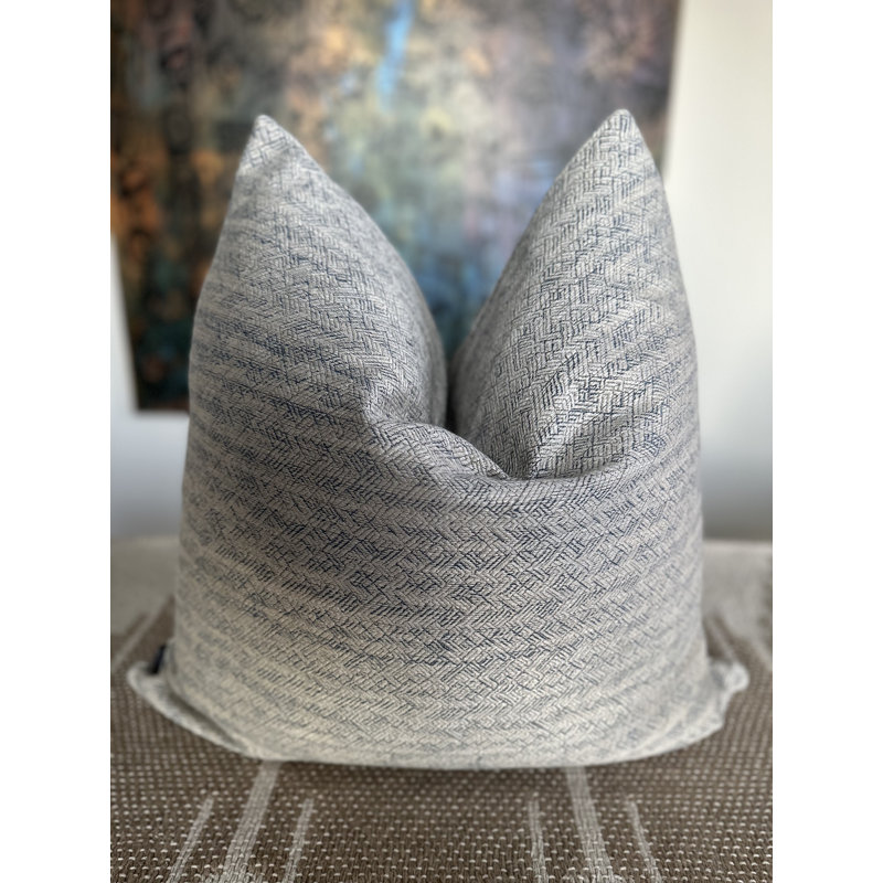 Shoreline Navy Sailboat Pillow Cover & Insert