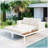 Cherron Outdoor Chaise Lounge , Cushion Included-496692078-496692079