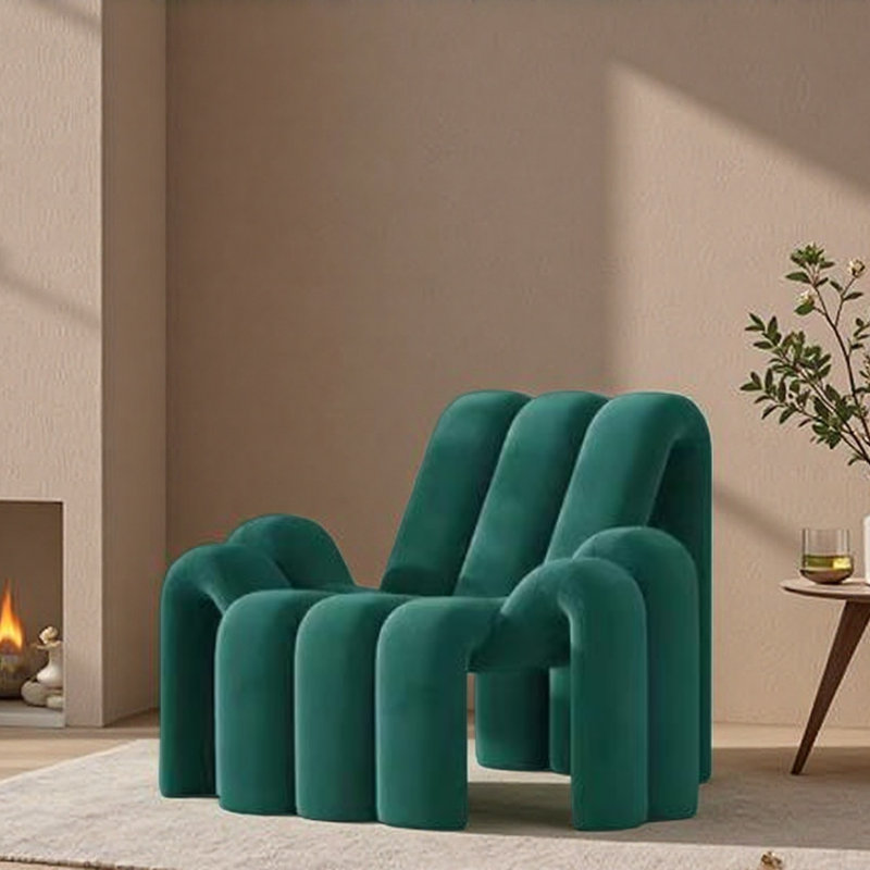 Chaise de loisirs créative simple., Vert