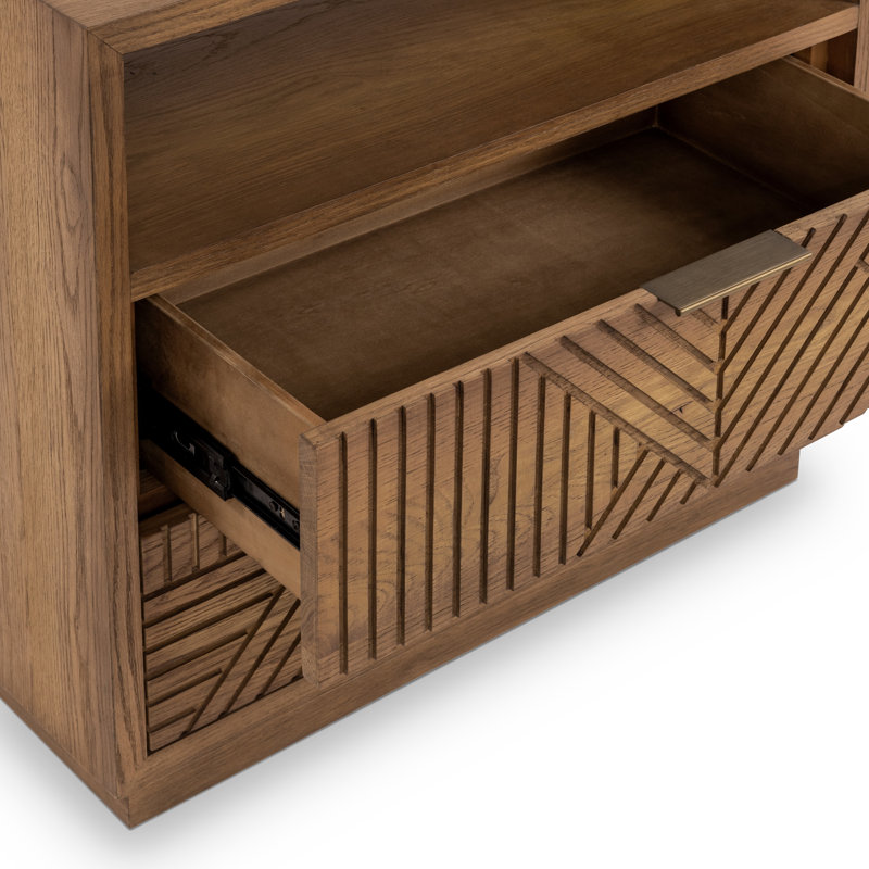 Santa Clara 2 - Drawer Nightstand, Brown