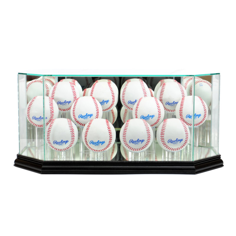 Vitrine de baseball Octagon, Noir