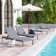 Caggiano Outdoor Metal Chaise Lounge Set