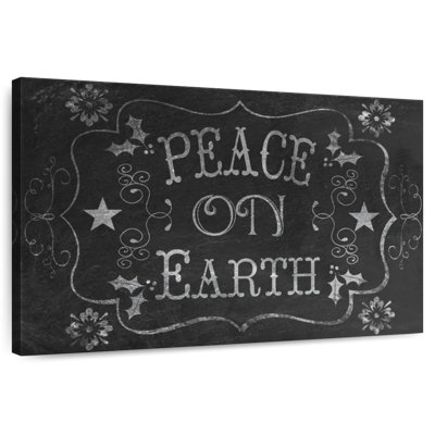 Lelend Chalkboard Peace On Earth
