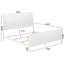 Portland Foundation Bed with Matching Footboard-1323667261-1323667263