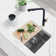 Versa STYLISH 22 inch Workstation Single Bowl Undermount 16G Kitchen Sink with Built in Accessories