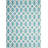 Easterly Geometric Blue/White Outdoor Area Rug-1350024493