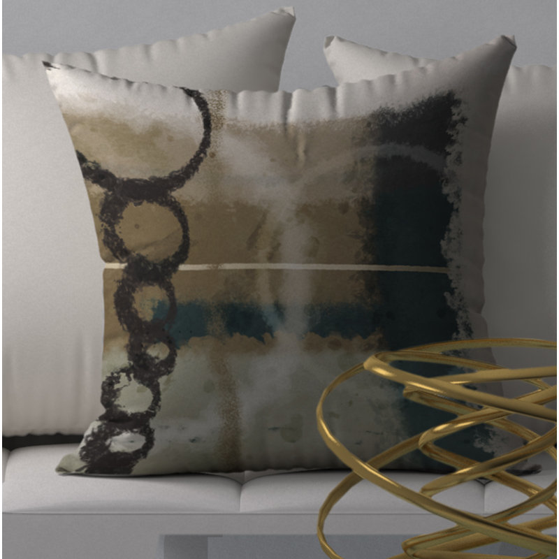 Housse d’oreiller carrée fragrance passionnée et insert, 24" X 24"