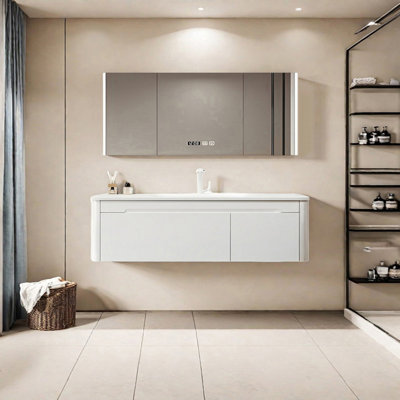Armoire de salle de bain moderne de style minimaliste