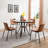 Marella Round Metal Base Dining Table-1241741406-1241741405