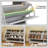 2 Flip Drawers Bench with Adjustable Shelf